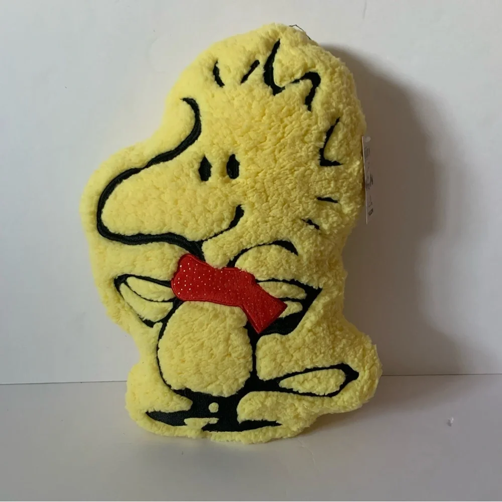 NWT. PEANUTS Woodstock Holiday Pillow